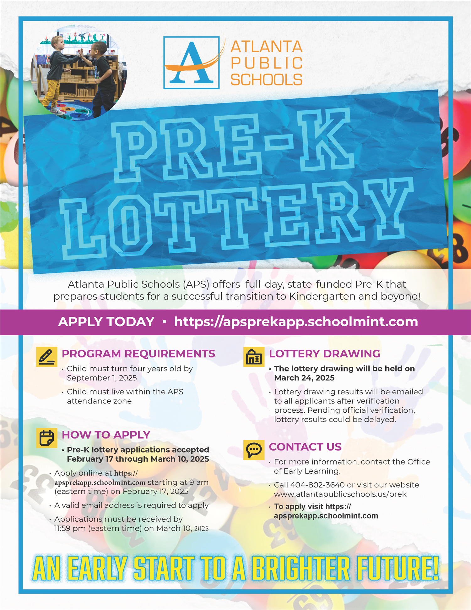  Pre-K Lottery